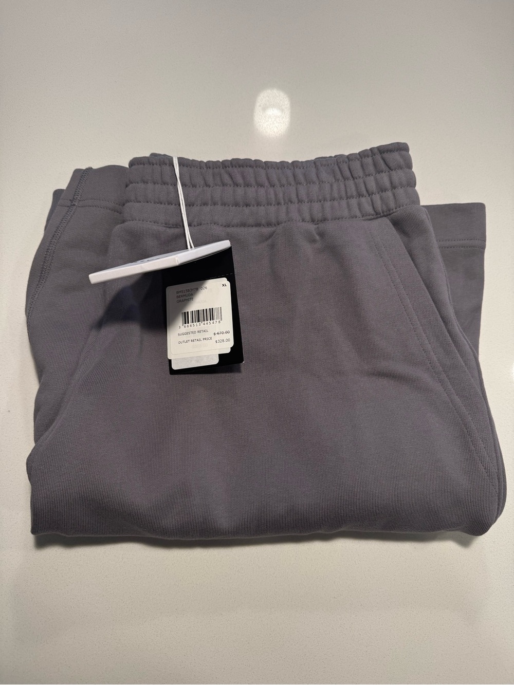 Givenchy Gray Elastic-Waist Shorts - Picture 2 of 3